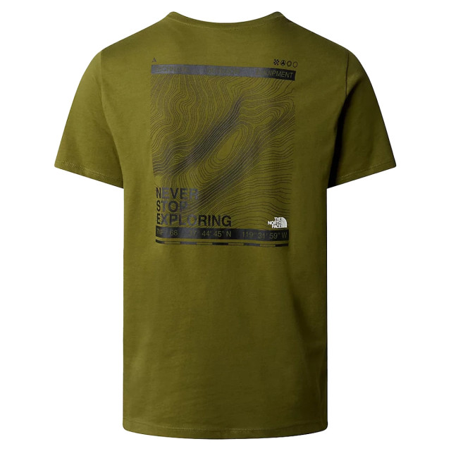 The North Face Foundation mountain lines graphic t-shirt 130661 large