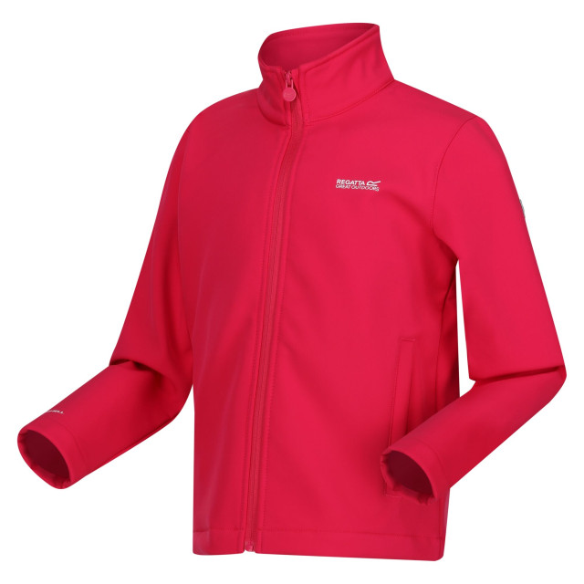 Regatta Kinder/kinder cera soft shell jas UTRG10063_pinkpotion large