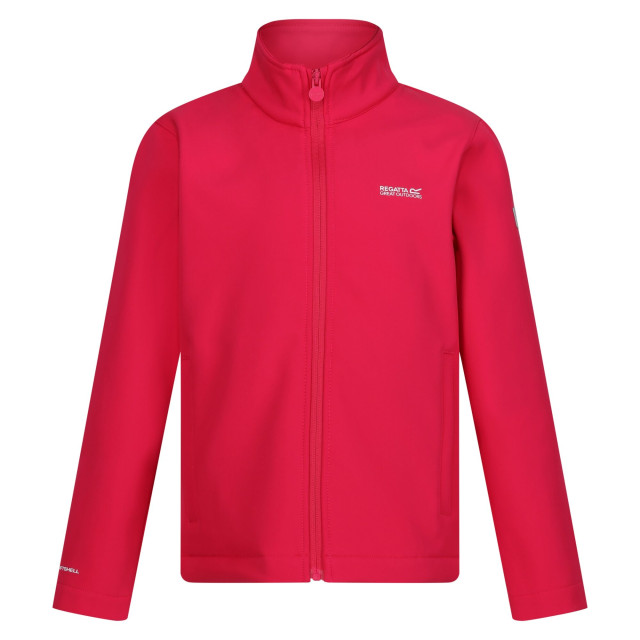 Regatta Kinder/kinder cera soft shell jas UTRG10063_pinkpotion large