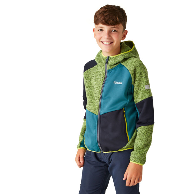 Regatta Kinder/kinder dissolver viii full zip fleecejack UTRG10505_piquantgreenmoroccanbluenavy large Regatta Kinder/kinder dissolver viii full zip fleecejack UTRG10505_piquantgreenmoroccanbluenavy large
