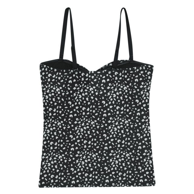 Regatta Dames aceana iii polka dot tankini top UTRG10530_blackwhite large
