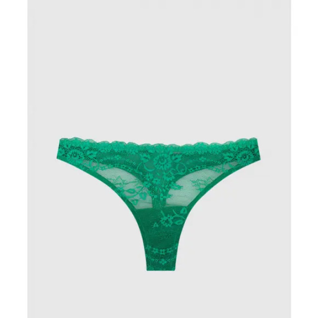 Twin-set G-string van kant en tule 222LI6A88 large