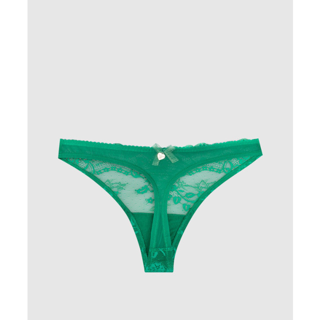 Twin-set G-string van kant en tule 222LI6A88 large