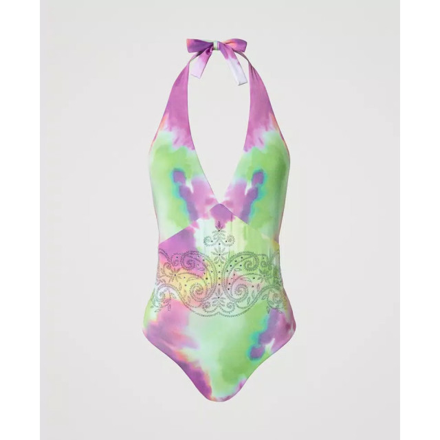 Twin-set Badpak uit één stuk met tie-dye print 241LBMCZZ large