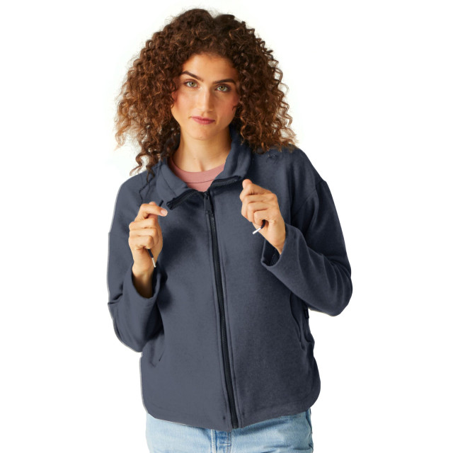 Regatta Dames ashlynn gebreide fleece jas UTRG10361_navy large