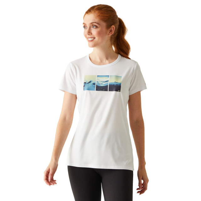 Regatta Dames fingal viii berg t-shirt UTRG9846_white large