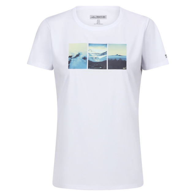 Regatta Dames fingal viii berg t-shirt UTRG9846_white large
