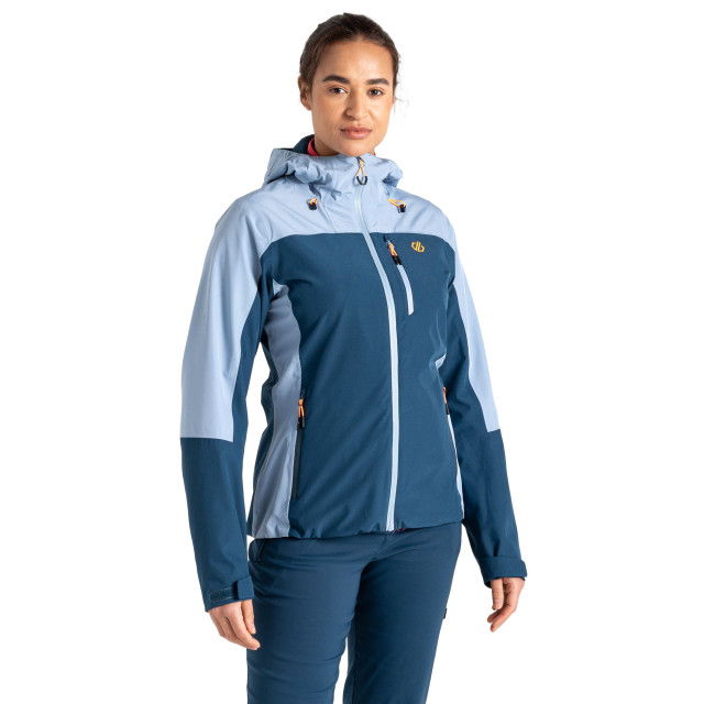Dare2b Dames mountain series contrast paneel waterdichte jas UTRG10356_moonlightdenimrainwashed large