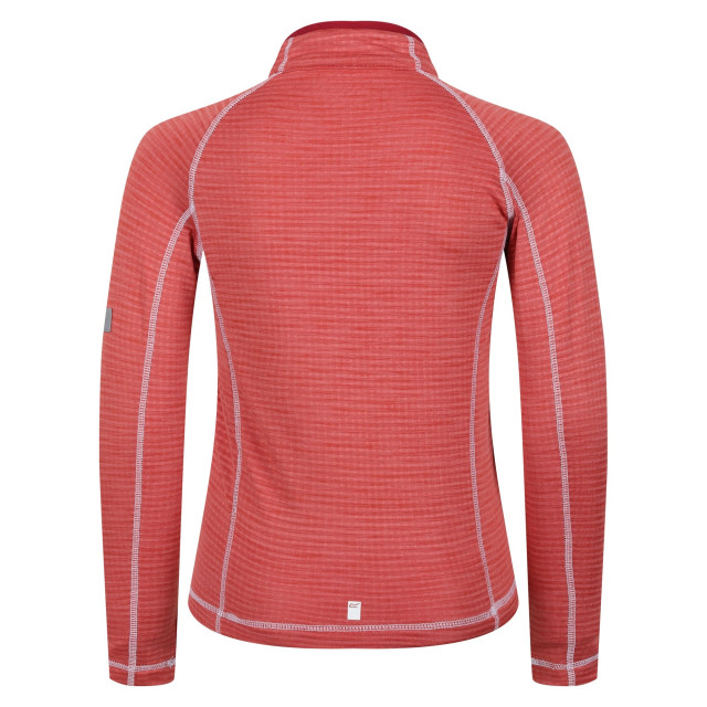 Regatta Kinderen/kinderen berley half zip top met lange mouwen UTRG4502_mineralred large