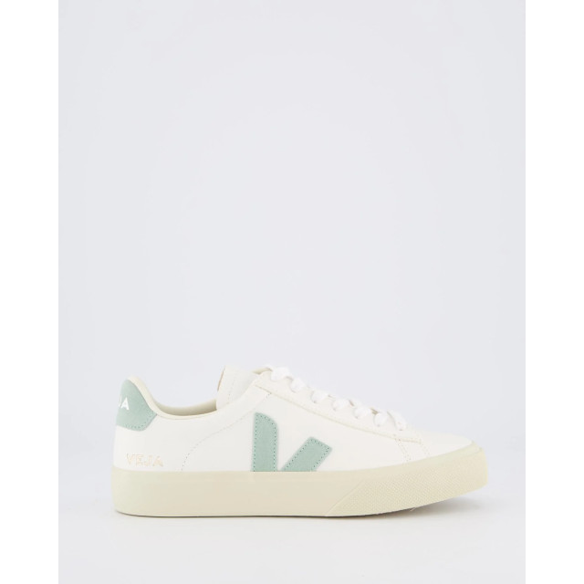 Veja Dames, heren campo sneaker leer /matcha CP052485-WHT_MATCHA large