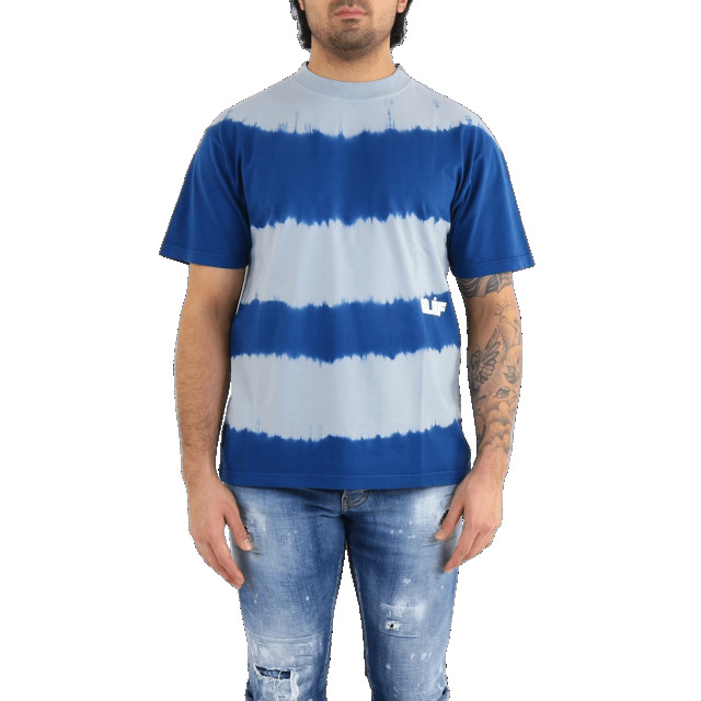 Olaf Hussein Heren olaf wavy tee SS_0010-BLUE/GREY large