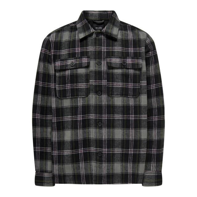 Only & Sons Onsash ovr check ls shirt dessin 5309.29.0110 large