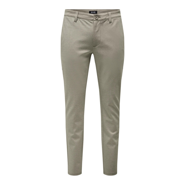 Only & Sons Onsmark slim tap 0209 melange pant taupe 5109.77.0009 large