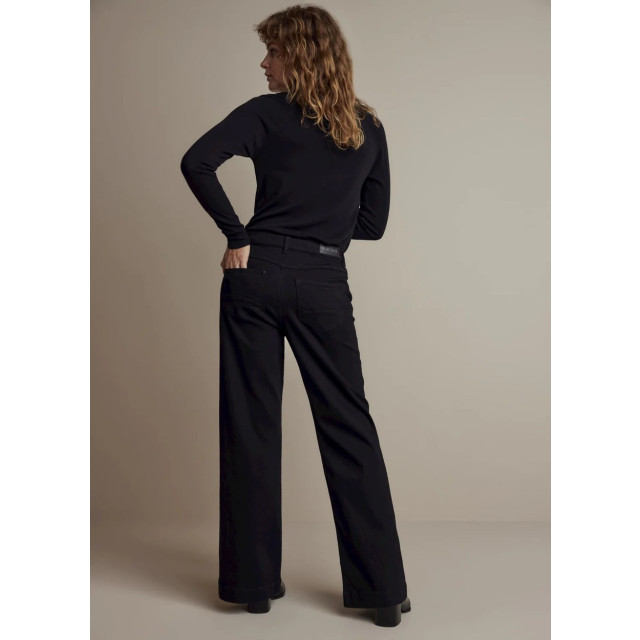Summum 25years: alya wide leg jeans black black reaction denim black denim 4106.81.0008 large