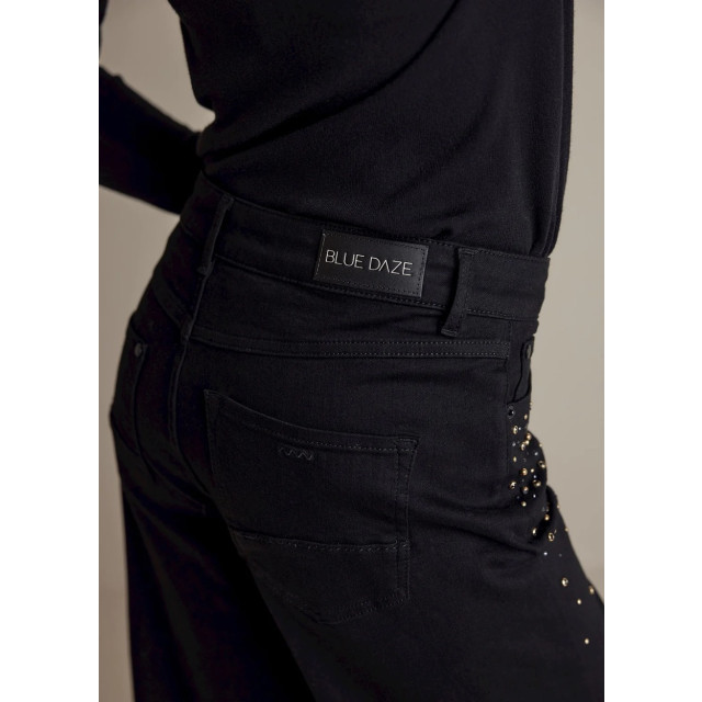 Summum 25years: alya wide leg jeans black black reaction denim 4106.81.0008 large