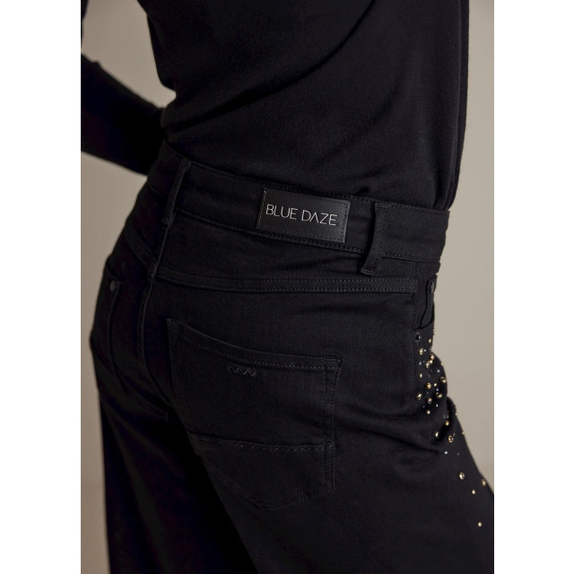 Summum 25years: alya wide leg jeans black black reaction denim black denim 4106.81.0008 large