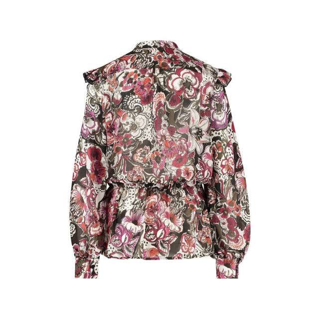 Studio Anneloes 06388 dieke crepe flower blouse ecru dessin 4309.08.0077 large