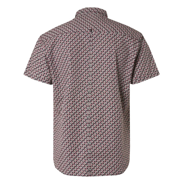 No Excess Shirt short sleeve allover printed stretch 5319.69.0073 large