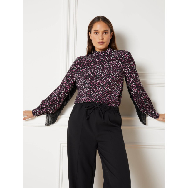 Refined Department Alvera ladies woven flowy dots blouse dessin 4389.89.0205 large