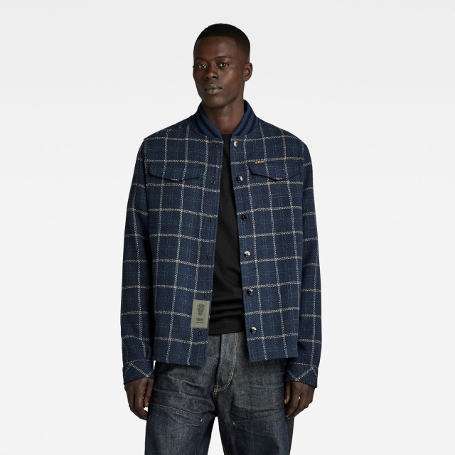G-Star Bomber collar overshirt dessin 5309.39.0210 large