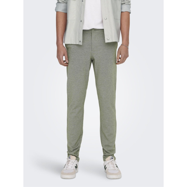 Only & Sons Onsmark slim tap 0209 melange pant olijf 5109.22.0008 large