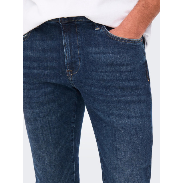 Only & Sons Onsloom slim dark blue 4514 jeans n blue denim 5102.35.1402 large