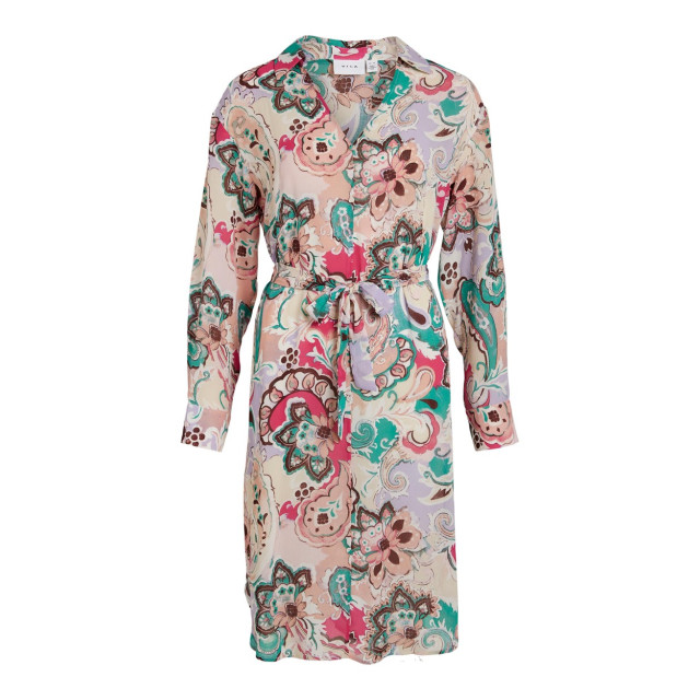 Vila Vielle dea v-neck ls shirt dresss dessin 4429.69.0020 large Vila Vielle dea v-neck ls shirt dresss dessin 4429.69.0020 large