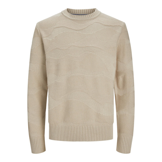Jack & Jones Jprblujosh knit crew neck zand 5219.04.0041 large