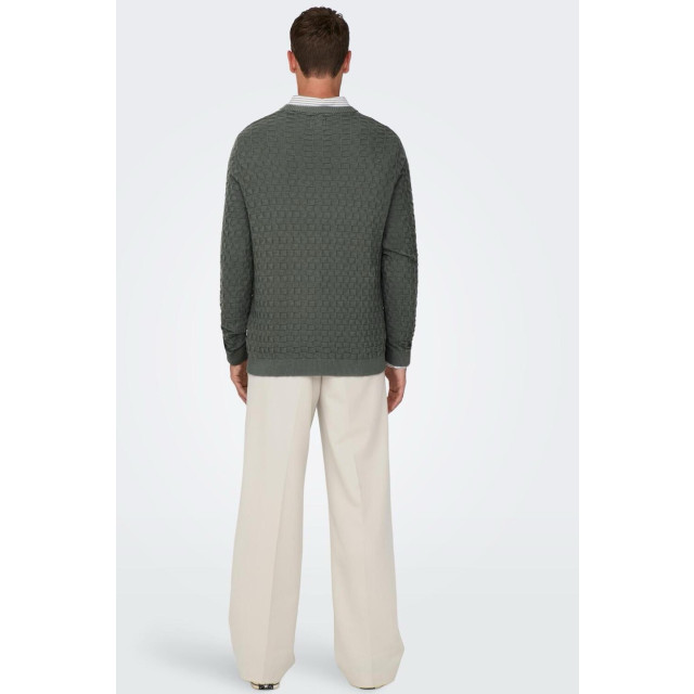 Only & Sons Onskalle reg 12 struc crew knit noo 5219.22.0025 large