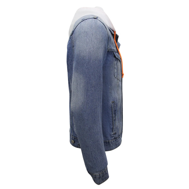 Local Fanatic Denim spijkejack met capuchon RJ-966 large Local Fanatic Denim spijkejack met capuchon RJ-966 large