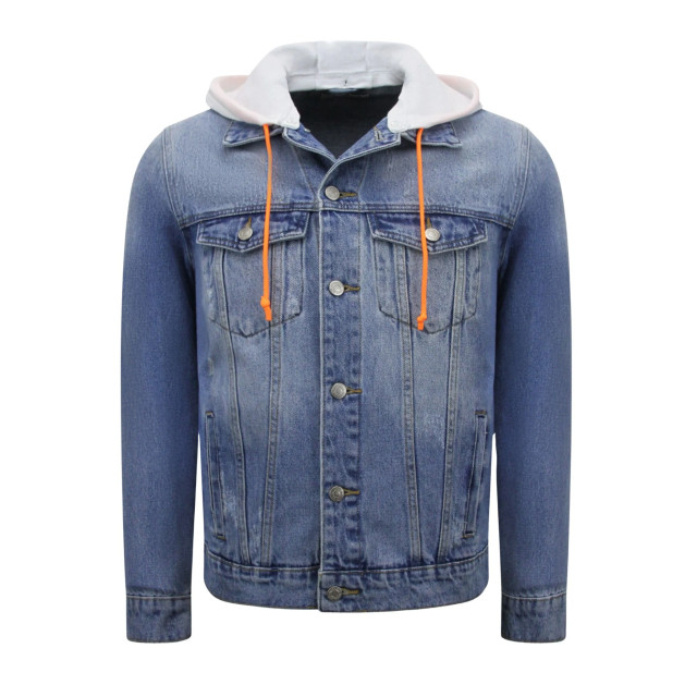 Local Fanatic Denim spijkejack met capuchon RJ-966 large Local Fanatic Denim spijkejack met capuchon RJ-966 large