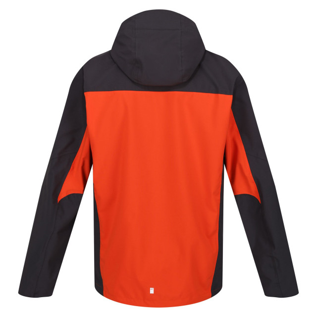 Regatta Heren birchdale waterdicht hooded jacket UTRG3474_rustyorangeash large