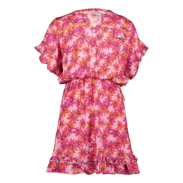Vingino Meiden korte mouwen jurk penna floral lilac 151472531 large