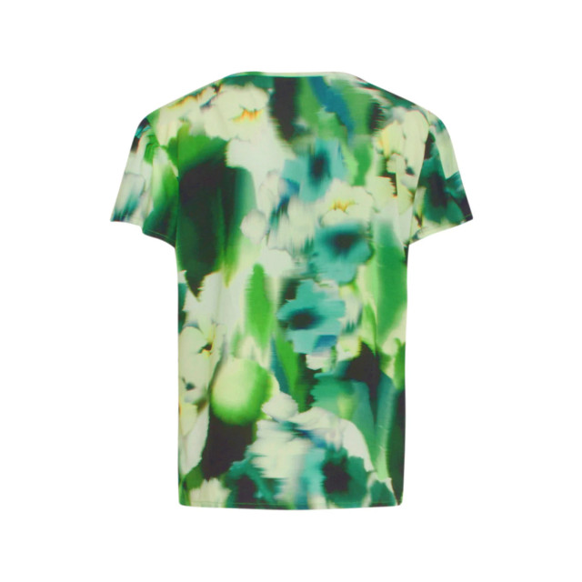 Smashed Lemon 24429 zomerse loose top met abstracte bloemenprint - 24429-999-150 large