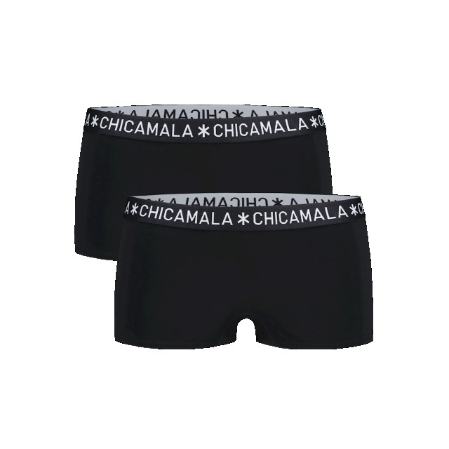 Muchachomalo Dames 2-pack boxershorts effen 1215BASIC05 large