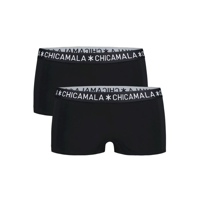 Muchachomalo Dames 2-pack boxershorts effen 1215BASIC05 large