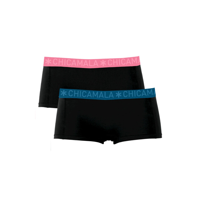 Muchachomalo Dames 2-pack boxershorts effen SOLID1215-52 large
