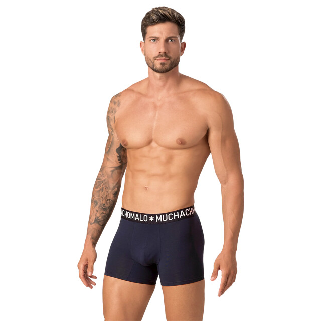 Muchachomalo Heren 3-pack boxershorts effen 1132COTTON05 large Muchachomalo Heren 3-pack boxershorts effen 1132COTTON05 large