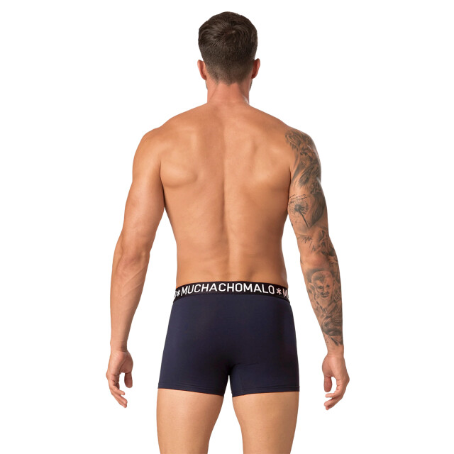 Muchachomalo Heren 3-pack boxershorts effen 1132COTTON05 large Muchachomalo Heren 3-pack boxershorts effen 1132COTTON05 large