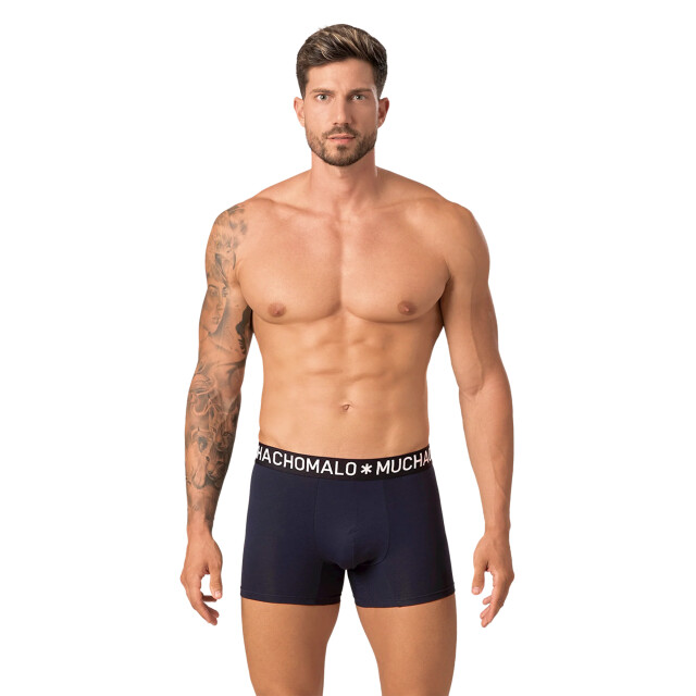 Muchachomalo Heren 2-pack boxershorts effen 1132COTTON10 large Muchachomalo Heren 2-pack boxershorts effen 1132COTTON10 large