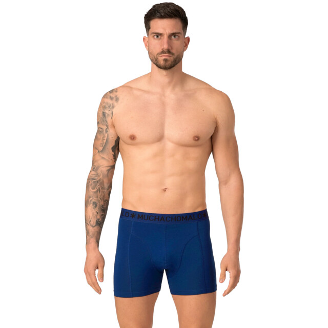 Muchachomalo Heren 2-pack boxershorts effen 1010SOLID200 large Muchachomalo Heren 2-pack boxershorts effen 1010SOLID200 large