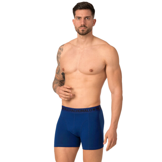 Muchachomalo Heren 2-pack boxershorts effen 1010SOLID200 large