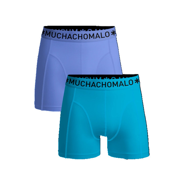 Muchachomalo Jongens 2-pack boxershorts effen SOLID1010-577J large
