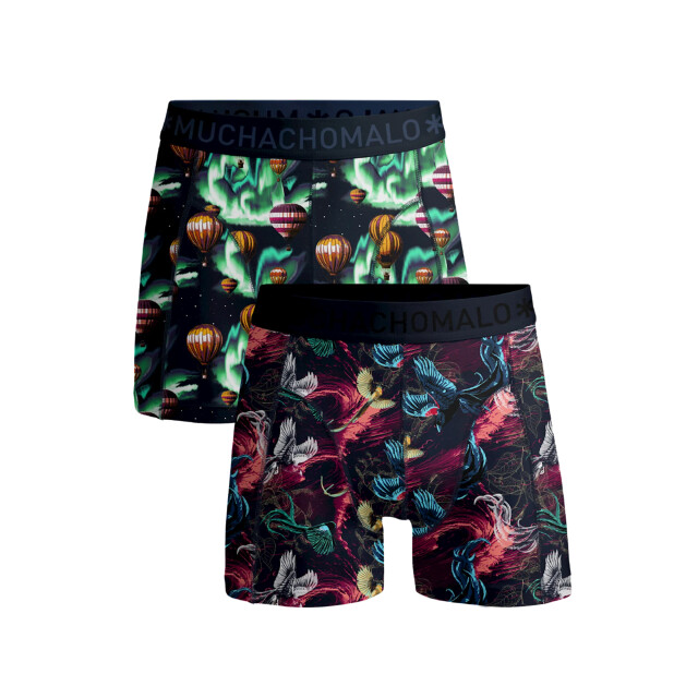 Muchachomalo Jongens 2-pack boxershorts air elements AIRELEMENTS1010-04J large