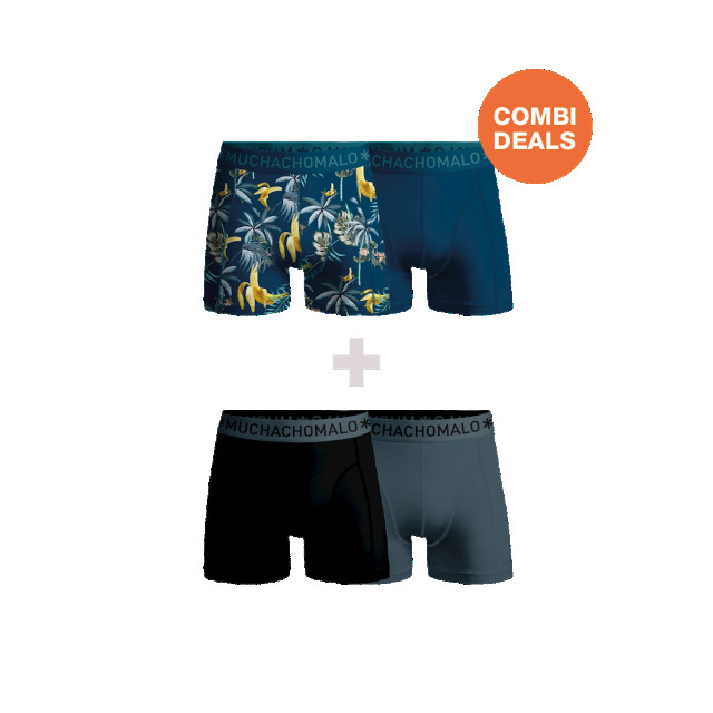 Muchachomalo Heren 2+2-pack boxershorts print CDOUTLT107-108 large