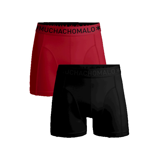 Muchachomalo Jongens 2-pack boxershorts effen SOLID1010-584J large