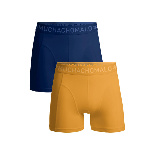 Muchachomalo Jongens 2-pack boxershorts effen SOLID1010-602J large