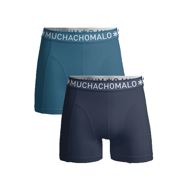 Muchachomalo Jongens 2-pack boxershorts effen SOLID1010-608J large