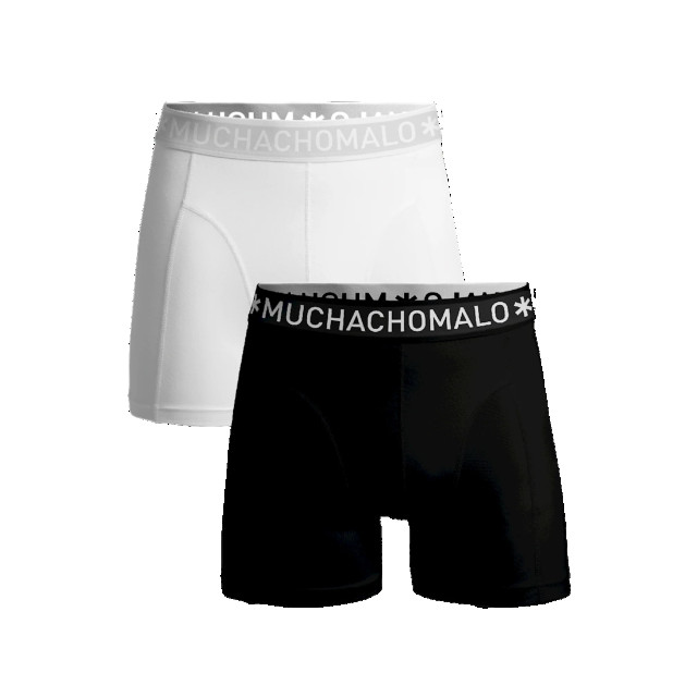 Muchachomalo Jongens 2-pack boxershorts effen SOLID1010-619J large