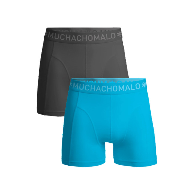 Muchachomalo Jongens 2-pack boxershorts effen SOLID1010-600J large